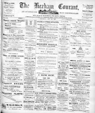 cover page of Hexham Courant published on May 25, 1907